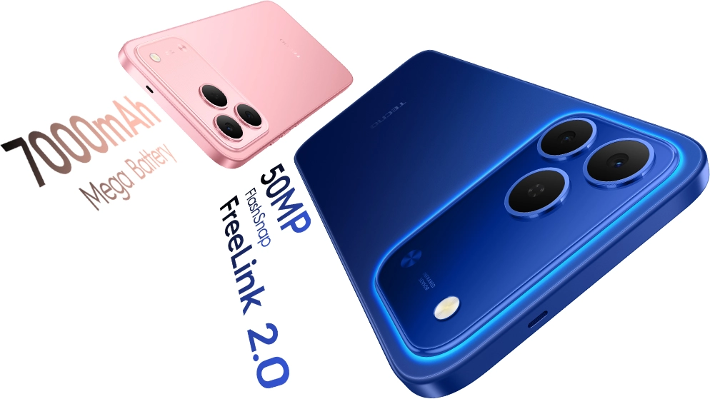 Tecno Spark 50 (128 Go) - 128 GB - Stockage selon arrivage