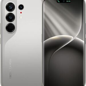 Tecno Camon 50 Pro (256 Go) - Moonshadow Black - 256 GB ROM + 16 GB RAM annoncés (8 GB + 8 GB étendus)
