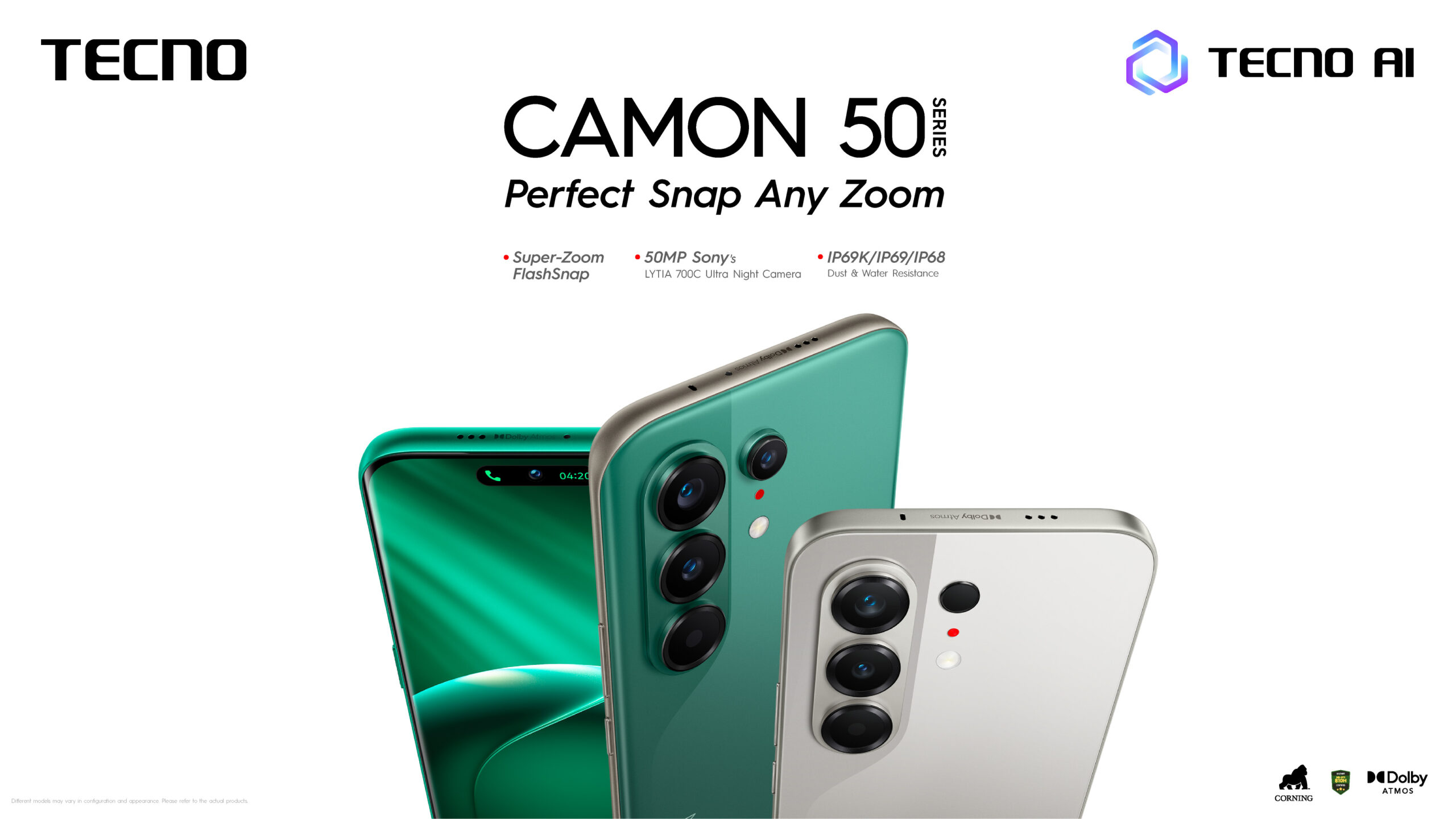Tecno Camon 50 (256 Go) - 256 GB - Stockage selon arrivage – Image 4