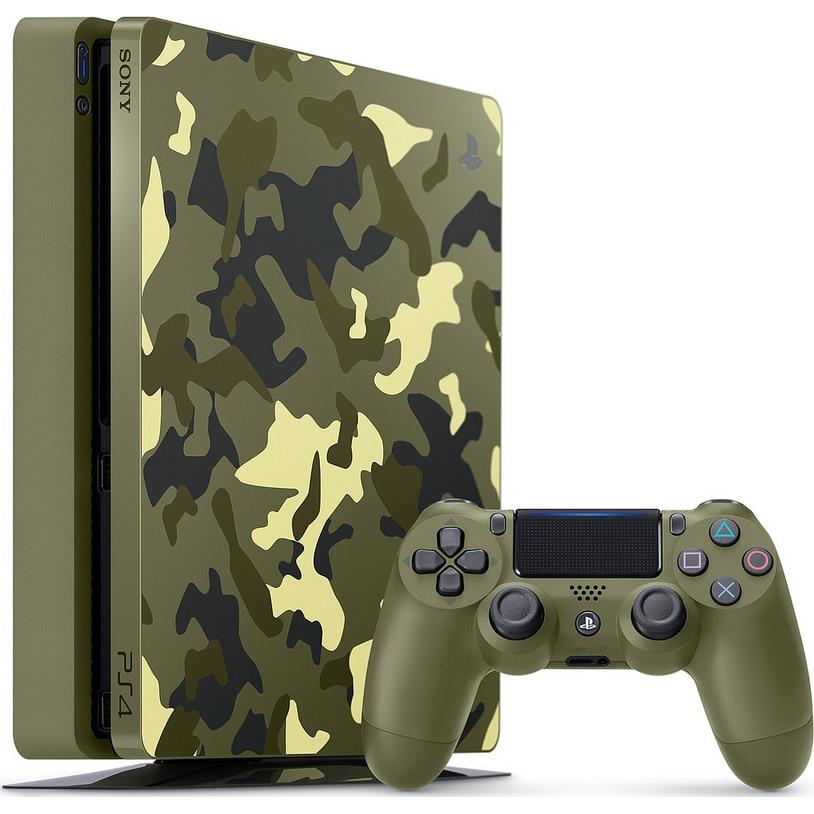 PlayStation 4 Slim 1000GB - Green - Limited edition Call Of Duty WW 2 + Call of Duty: WWII - Stockage selon arrivage