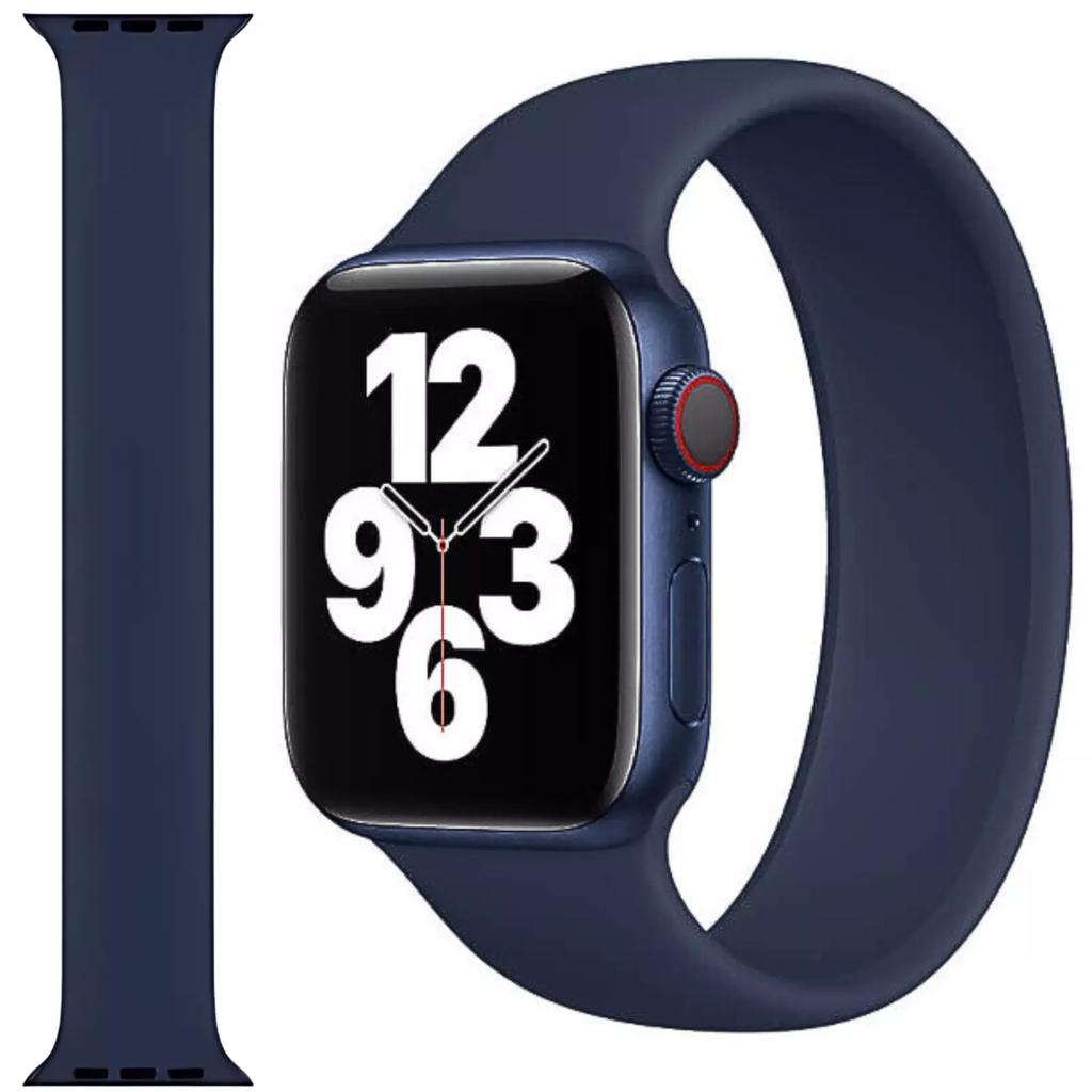 Apple Watch Solo Loop 44mm - Deep Navy - Size 11 – Image 2